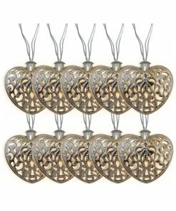 Discount 🔔 Touch Of ECO Solar Crystalite Heart String Lights 🎉