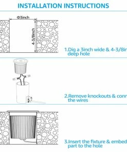 Discount 🎁 W86 Trading Co., LLC 24-Pack 7W LED Outdoor Well Light, 12-24V, 3000K Warm White 😀 -Kichler Sales Store 315133d303749812 0309 w800 h800 b1 p0
