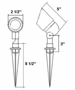 Budget ⌛ Best Pro Lighting 3-Watt LED Low Voltage Directional Bullet Light In Rust Finish-BPL101RSTLED 🎁 -Kichler Sales Store 32d1b6960037e08c 8928 w800 h800 b1 p0