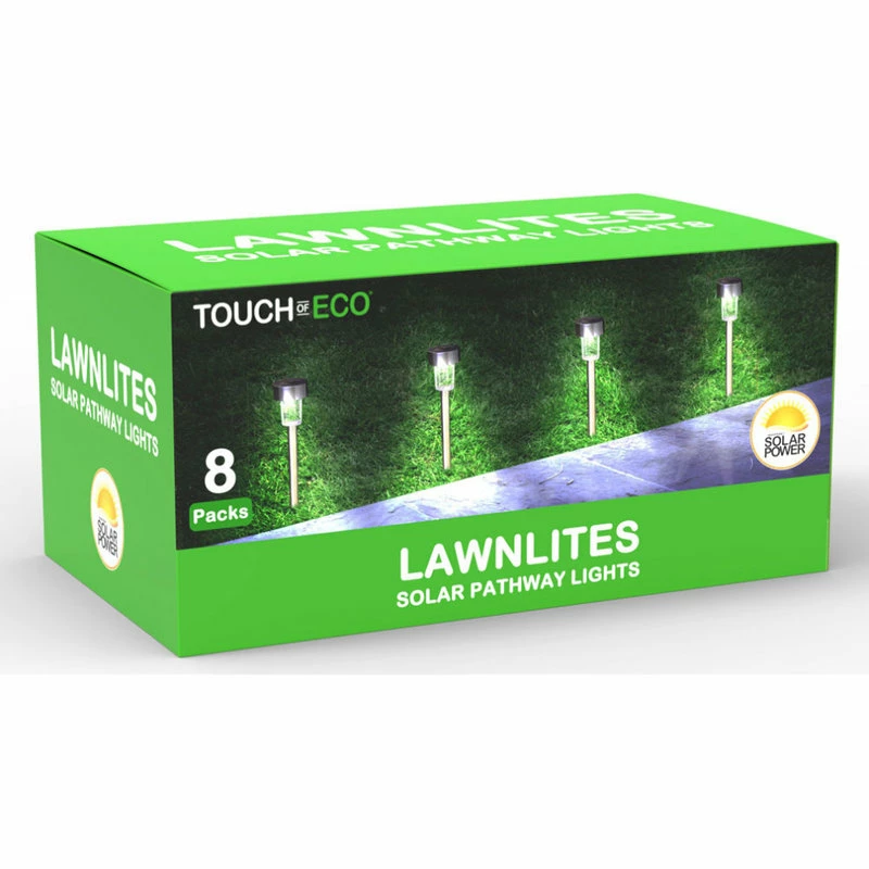Best Pirce ✔️ Touch Of ECO Lawnlites Solar Metal Pathway Lights, 8-Pack 🛒 5 Best Pirce ✔️ Touch Of ECO Lawnlites Solar Metal Pathway Lights, 8-Pack 🛒 - Image 3