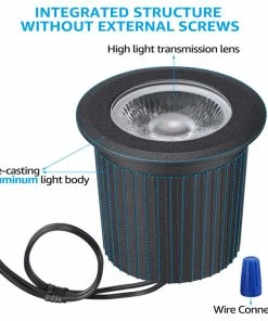 Discount 🎁 W86 Trading Co., LLC 24-Pack 7W LED Outdoor Well Light, 12-24V, 3000K Warm White 😀 -Kichler Sales Store 43f116ed03749812 0309 w800 h800 b1 p0