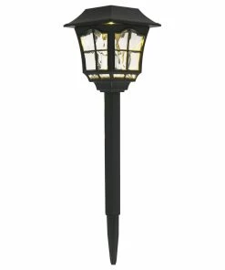 Best Sale 🎁 Elegant Furniture & Lighting Black Finish 3000K Led Outdoor Path Light Pack Of 6 😍