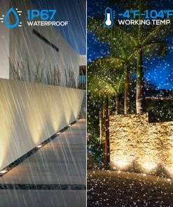 Cheapest 🌟 W86 Trading Co., LLC 12-Pack 7W, Ground Well Light, 12V LED Low Voltage Landscape Pathway Lights 😀 -Kichler Sales Store 582148fe037498d2 0317 w800 h800 b0 p0