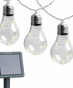 Hot Sale 🧨 Touch Of ECO EarlyEdison Solar Patio Lights 💯