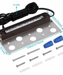 Outlet 🎁 W86 Trading Co., LLC 12-Pack 7"LED RGB Hardscape Lights, 270 Degree Swivel Retaining Wall Lighting 🎉 -Kichler Sales Store 5ad18e8c0374a111 0343 w800 h800 b1 p0