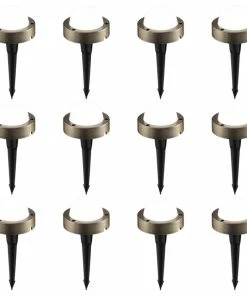 Deals 😍 W86 Trading Co., LLC 12-Pack LED 4.5W Low Voltage Landscape Light, 4000K Cool White 🔔