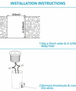 Budget 🔔 W86 Trading Co., LLC 12-Pack 3W, Ground Well Light, 12V LED Low Voltage Landscape Pathway Lights ⌛ -Kichler Sales Store 67f1111c037496cf 0317 w800 h800 b1 p0