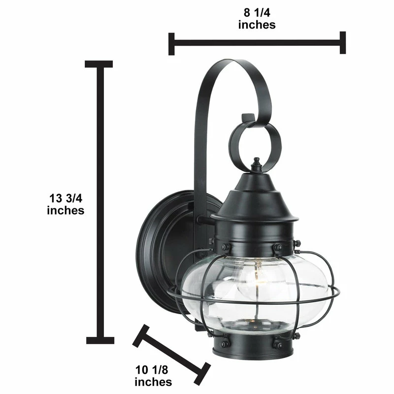 Wholesale ๐ฅฐ Norwell Lighting Cottage Onion Small Wall Light, Black ๐ 8 Wholesale ๐ฅฐ Norwell Lighting Cottage Onion Small Wall Light, Black ๐ - Image 6