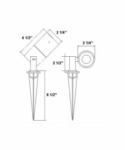 Deals 💯 Best Pro Lighting 9-Watt LED Low Voltage Directional Bullet Light In Rust Finish-BPL103RSTLED 🧨 -Kichler Sales Store 74910b140ffdf192 3436 w800 h800 b1 p0