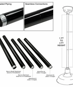 Best Pirce 🎉 Cocoweb Inc. 22" Oldage LED Pendant Light, Galvanized Silver With Galvanized Silver Downrod ⭐ -Kichler Sales Store 943192d808b854aa 0029 w800 h800 b1 p0