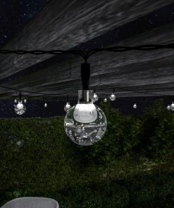 Promo 🔥 Outdoor Solar String Lights- Globe Lighting W Cool White Lights By Pure Garden ⌛ -Kichler Sales Store b6c175030bda18ac 9827 w800 h800 b0 p0