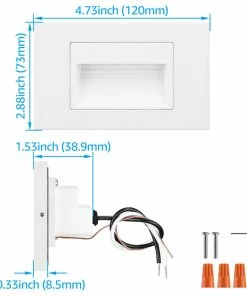 Best deal 😉 W86 Trading Co., LLC 12-Pack 5W LED Step Dimmable Anti-Glare Light, 3000K Warm White, White 🥰 -Kichler Sales Store bf0158b603759043 0355 w800 h800 b1 p0