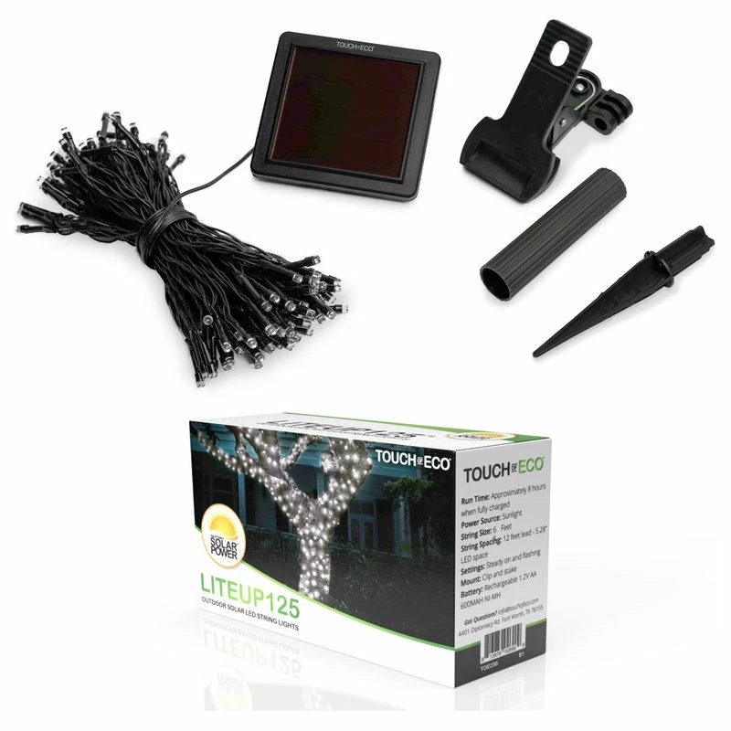 Outlet ๐ Touch Of ECO 125 Solar LED String Lights ๐ 6 Outlet ๐ Touch Of ECO 125 Solar LED String Lights ๐ - Image 4
