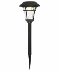 Discount ❤️ Elegant Furniture & Lighting Black Finish 3000K Led Outdoor Path Light Pack Of 6 ✨