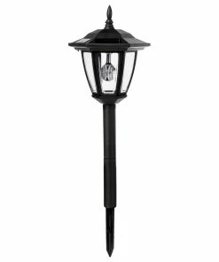 Promo 💯 Glitzhome 25.5"H Solar Wall And Stake Light (2 Functions) 🔔 -Kichler Sales Store d2412149008fbbf5 8857 w800 h800 b1 p0