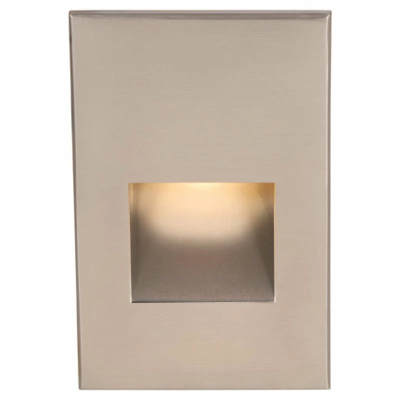 Best deal ๐ WAC Lighting 120V Vertical Step Light With Red, Brushed Nickel ๐ 3 Best deal ๐ WAC Lighting 120V Vertical Step Light With Red, Brushed Nickel ๐