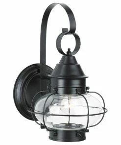 Wholesale ๐ฅฐ Norwell Lighting Cottage Onion Small Wall Light, Black ๐