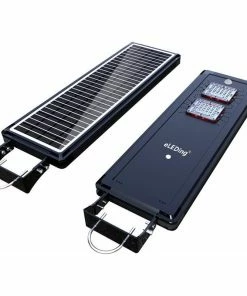 Deals 🔔 ELEDing Solar Power AI-Smart 1600 Lumens Cree LED Area Parking Light In Black ❤️