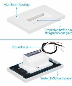 Best deal 😉 W86 Trading Co., LLC 12-Pack 5W LED Step Dimmable Anti-Glare Light, 3000K Warm White, White 🥰 -Kichler Sales Store dfb1dde10375903e 0355 w800 h800 b1 p0