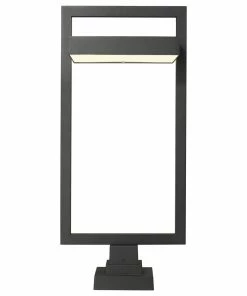 New 🎉 Z-Lite 1 Light Outdoor Pier Mounted Fixture, Black, 566PHXLS-SQPM-BK-LED ⭐ -Kichler Sales Store e3e13bca01f29fb5 2219 w800 h800 b1 p0