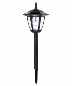 Promo 💯 Glitzhome 25.5"H Solar Wall And Stake Light (2 Functions) 🔔