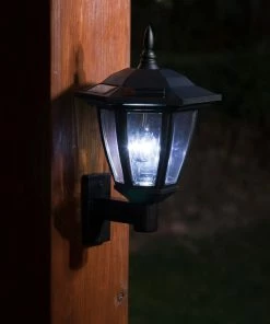 Promo 💯 Glitzhome 25.5"H Solar Wall And Stake Light (2 Functions) 🔔 -Kichler Sales Store fb916cb6008fbc00 8857 w800 h800 b0 p0