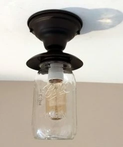 Brand new 😉 The Lamp Goods Mason Jar Exterior Porch Farmhouse Ceiling Light Fixture 🛒 -Kichler Sales Store fd41d6920b76f664 2530 w800 h800 b0 p0