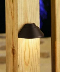 New ✔️ Kichler Lighting 15165AZ Low Voltage 1 Light Deck Lamp - With Transitional Inspi 💯