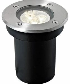 Hot Sale 👍 Bailey Street Home Round LED Inground Vintage Bronze5.125 InchesOutdoor & Landscape Round LED 🧨