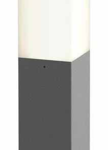 Buy 🌟 SONNEMAN – A Way Of Light Inside Out Square Column 16" LED Bollard, Textured Gray, White Polycarbonate 😉