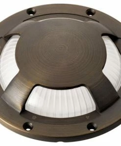 Promo 👍 Kichler Lighting 16094CBR VLO, 7" In-Ground Four-Way Top, Antique Brass 💯