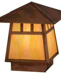 Hot Sale ⭐ Meyda Lighting 12Sq Stillwater Double Bar Mission Deck Light 🛒