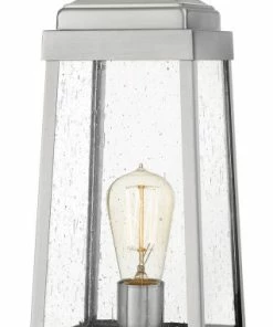 Deals 👏 Quoizel Ravenel One Light Outdoor Table Lamp, Stainless Steel 🔔