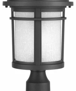 Best Sale ❤️ Progress Lighting 1-9W LED Post Lantern, Black 🎉