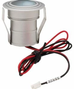 Best Sale 💯 Bailey Street Home 2 Inch 3W 1 LED Button Light Matte Aluminum Finish Frosted Glass - Recessed 👏