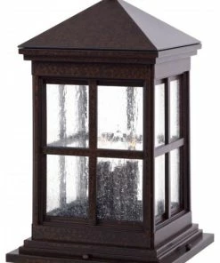 Cheapest 🛒 Minka Aire Berkeley Pier Mount, 4-Light, Rust, 18.75"H (8567-51 P3VZ) ⭐