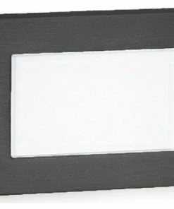 Best deal ⭐ WAC Lighting WL-LED130-AM-BK 3.5W 1 LED Diffused Step/Wall Light In Functional S 💯
