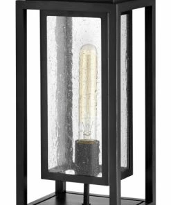 Outlet ⭐ Hinkley Republic Medium Pier Mount Lantern, Black 🌟