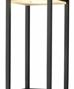 Brand new 🎁 Z-LIte Barwick LED Outdoor Pier Mounted Fixture, Black 🛒