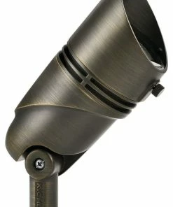 Brand new 🔔 Kichler Landscape Accent Light, Large, 2700K, 10 Degrees, Spot, Centennial Brass 👏