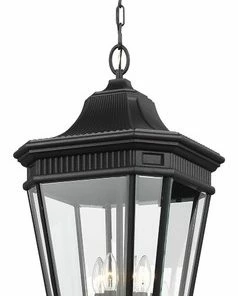 Best Sale 😍 Monte Carlo 4-Light Hanging Lantern, Black ⌛