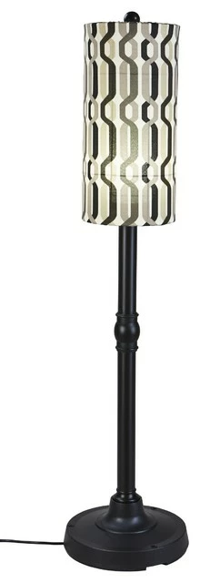 Cheapest 🔥 Patio Living Concepts Coronado 58" Floor Lamp, 2" Black Body, New Twist Caviar Outdoor Fabric Shade 🎉 3 Cheapest 🔥 Patio Living Concepts Coronado 58" Floor Lamp, 2" Black Body, New Twist Caviar Outdoor Fabric Shade 🎉