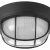 Hot Sale ✔️ Progress Lighting 1 Light Bulkhead 7-7/8" Flush Mount In Textured Black (P3709-31) 🥰 -Kichler Sales Store home design 89