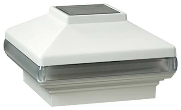 Outlet 🎉 Universal Consumer Products 4 X 4 Solar Post Cap - White 🎉 3 Outlet 🎉 Universal Consumer Products 4 X 4 Solar Post Cap - White 🎉